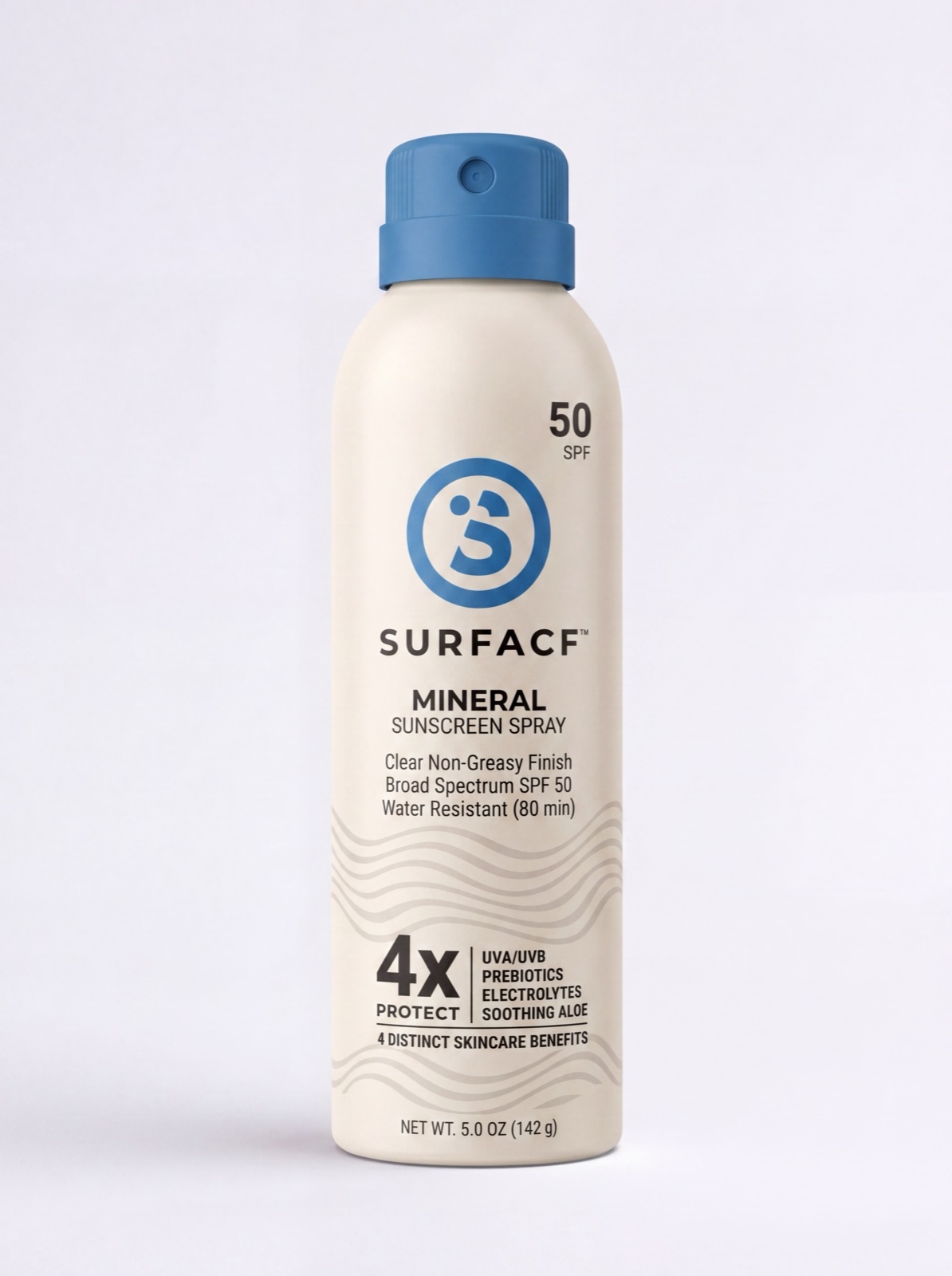 New Surface Mineral SPF 50 spray - final packaging
