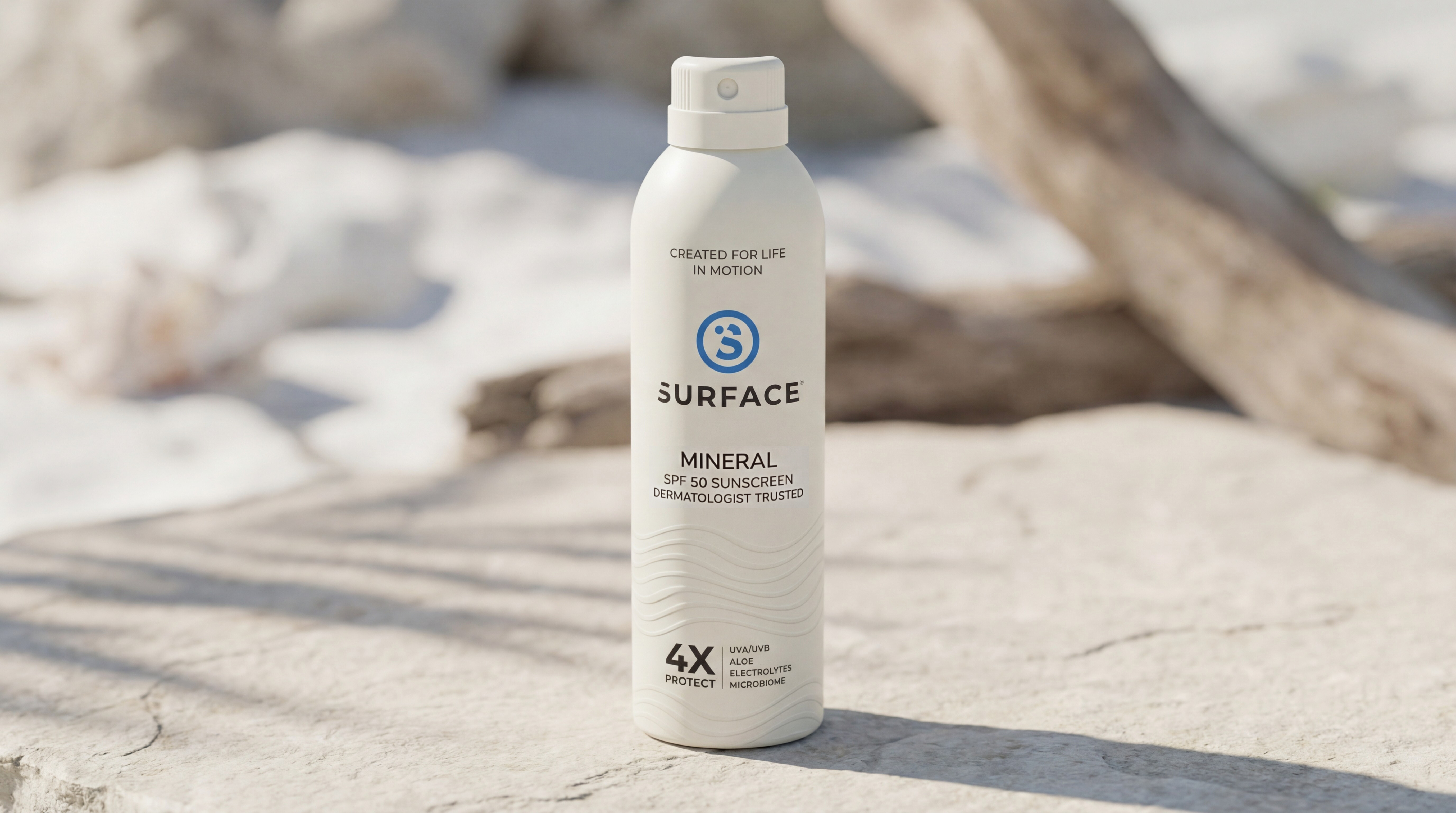New Surface Mineral packaging - clean and premium